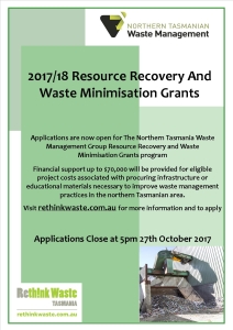 Resource Recovery and Waste Minimisation Grants
