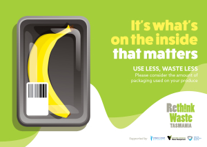 It's what's on the inside that matters. Use less. Waste less.